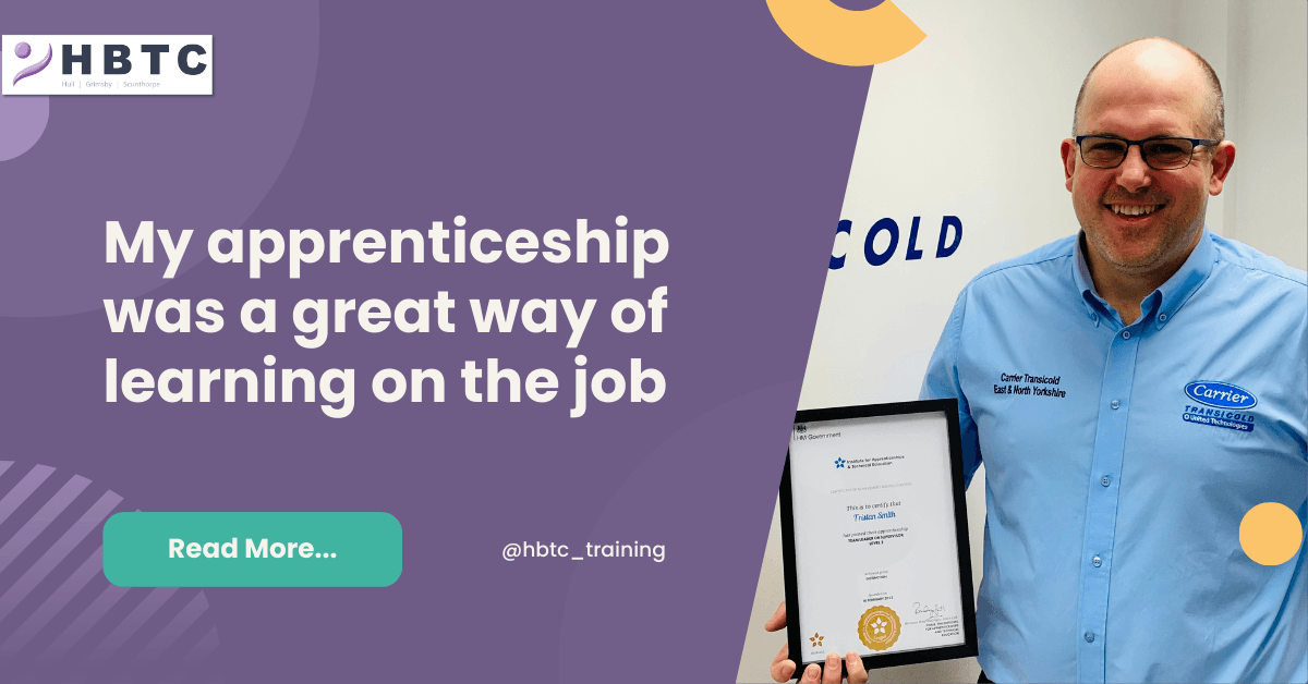 Tristan: My apprenticeship was a great way of learning on the job