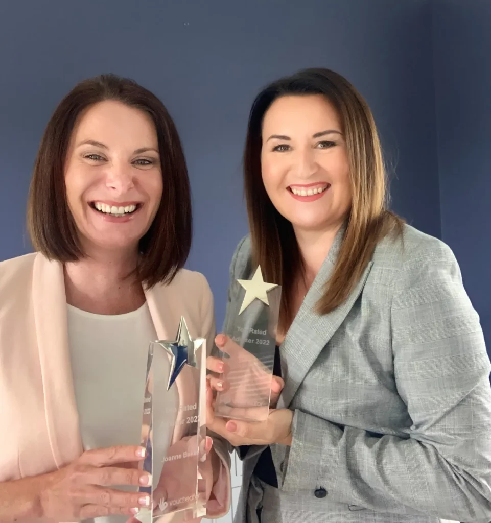 Joanne (pictured left) and Caroline (pictured right) from Yorkshire Financial Planning.