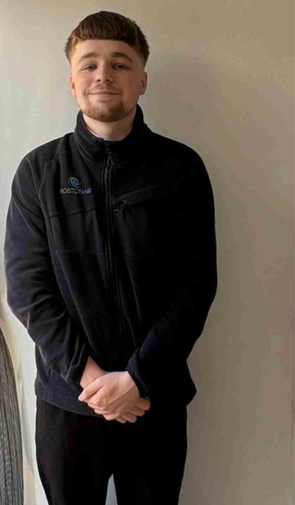 Photo of Sam's journey, Online Training Co-ordinator at Bostonair.
