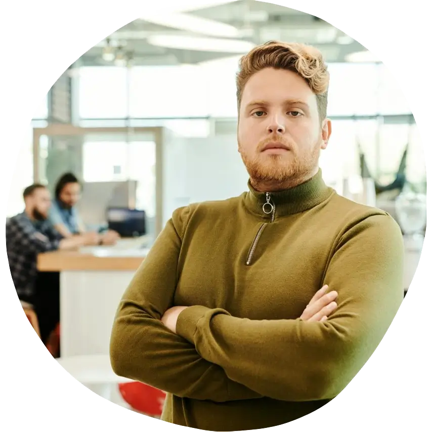 Leadership Courses: a man with his arms crossed
